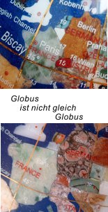 Edelsteingloben im Vergleich - präzise Ländergrenzen bei TOP GEO